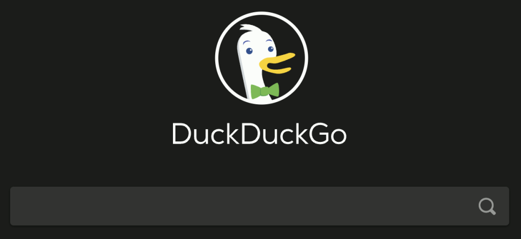 DuckDuckGo 検索窓