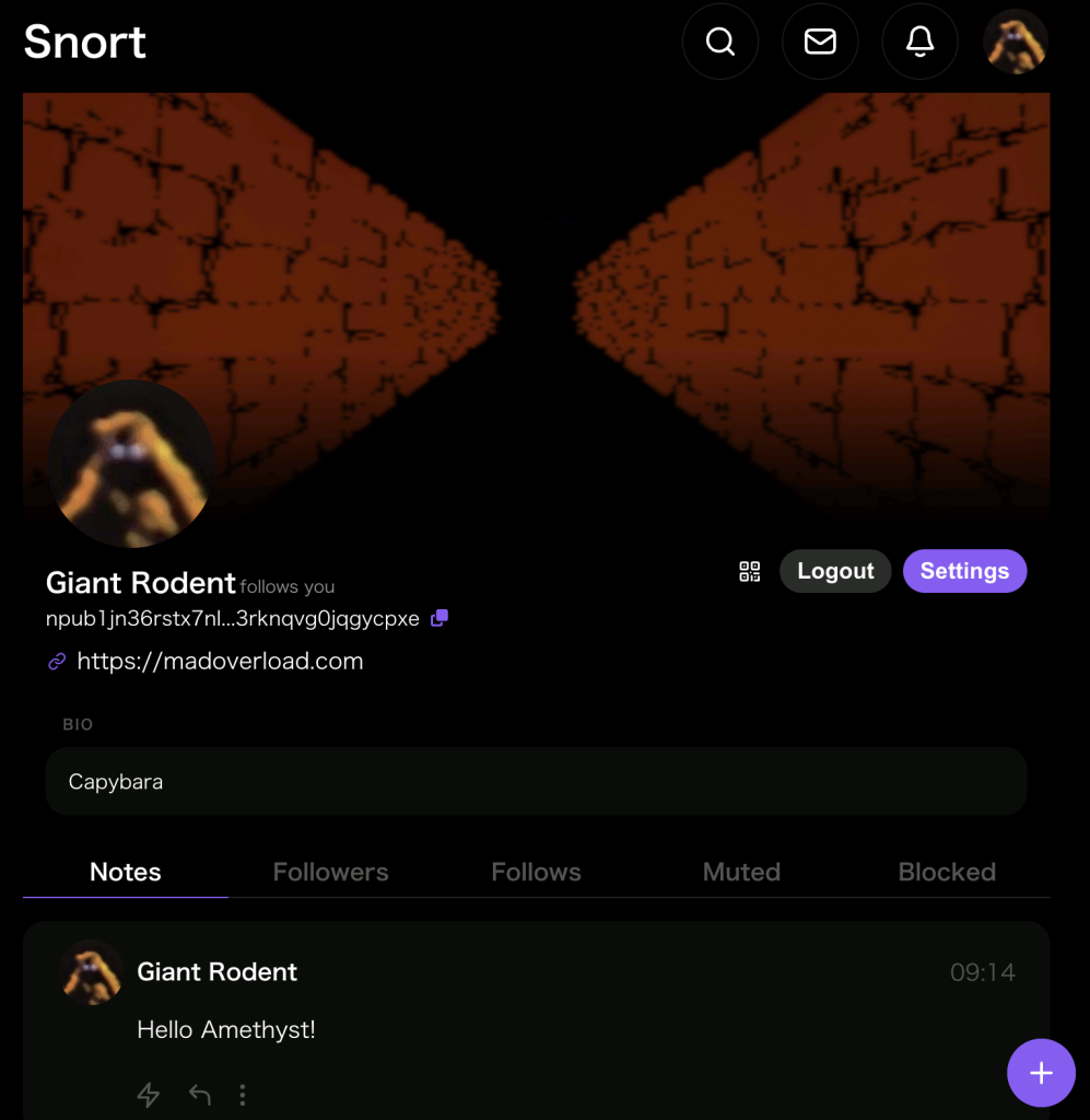 snort.social > Account (Edited)