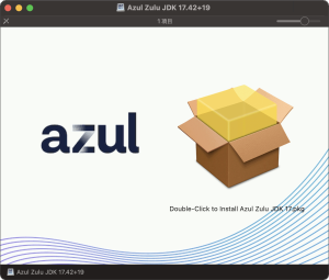 Azul Zulu OpenJDK > インストール 1