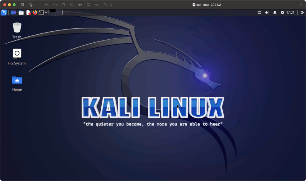 Kali Linux > デスクトップ